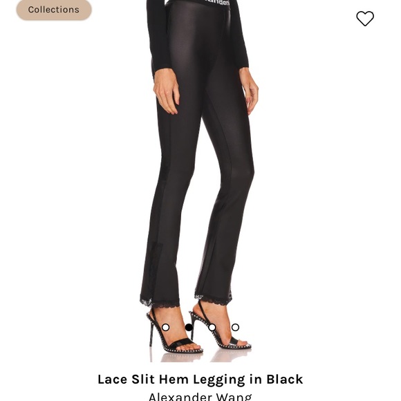 Lace Slit Hem Legging in Black
Alexander Wang - Picture 9 of 9